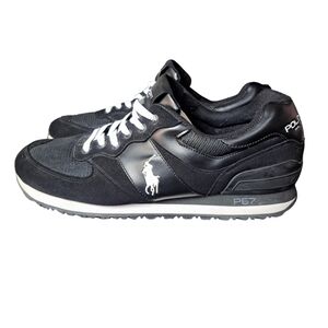 Polo Sport Ralph Lauren P67 Men's 14D Slaton Pony Sneaker Black